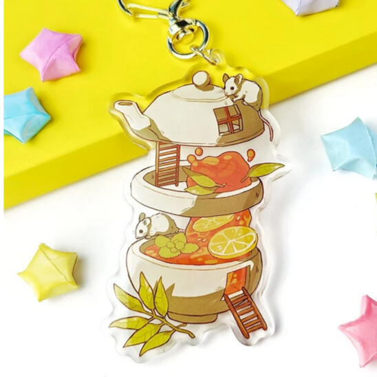 Lemon Mint Tea Charm