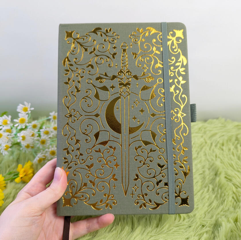 Sword Notebook, A5 Dot Grid, Light Green