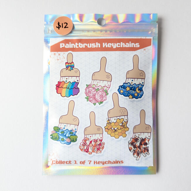 Paint Brush Keychain Blind Bag