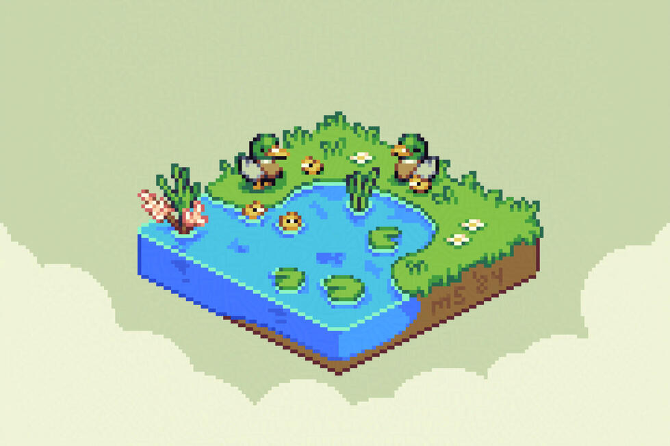Tiny Duck Pond (A5)