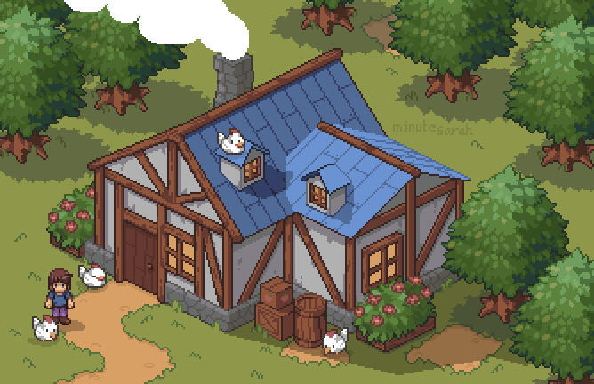 Pixel Cottage (A6, A5)