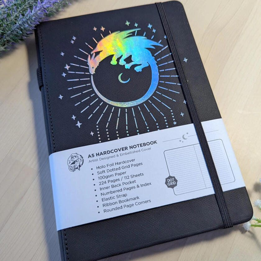Dragon Notebook - A5 Dot Grid