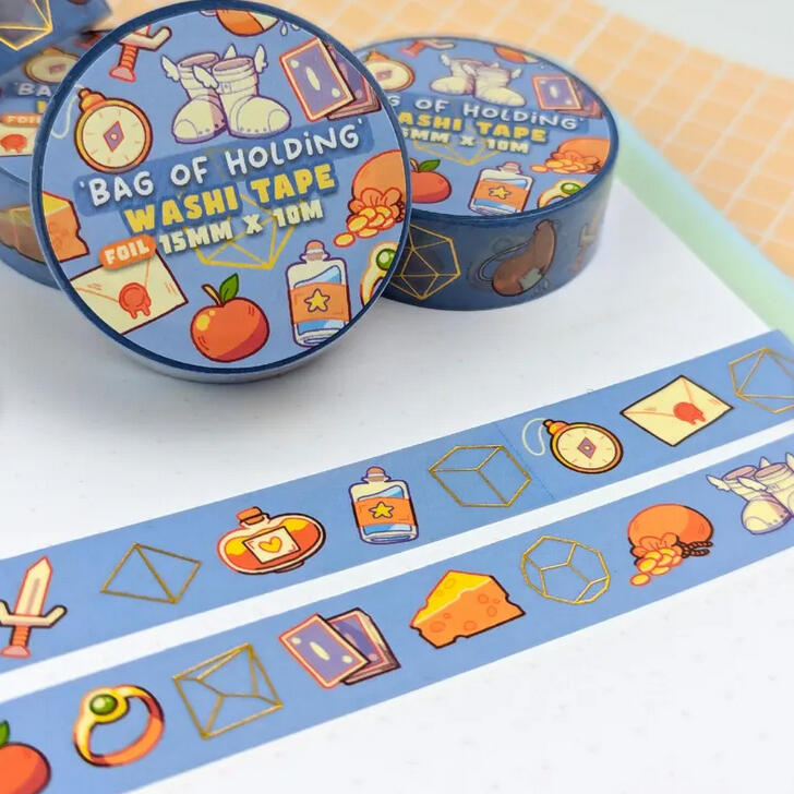 Bag Of Holding Foil Washi Tape