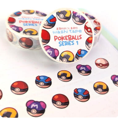 Pokeballs S1 Washi Tape